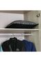 Pletora 3 Door Wardrobe W/ Mirror Inside - Grey Oak L136.6xW59.5xH216cm - 7