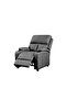 Mystic 1 Seater Fabric Pushback Recliner with Cup Holder - Grey L83xW93xH103cm - 5