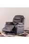 Adric 1 Seater Airleather Manual Recliner - Dark Brown L82xW80xH98cm - 5