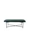 Green Upholstered Arm Bed Bench Ottoman - 122x42x45 cm - Stylish Seating with 2-Year Warranty - 2