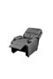 Mystic 1 Seater Fabric Pushback Recliner with Cup Holder - Grey L83xW93xH103cm - 7