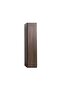Infinity 1-Door Wardrobe with Shelves - Dark Walnut L50xW59xH230cm - 3