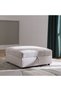 Odum Square Ottoman with Storage - Grey/White - Stylish Seating & Furniture - 2-Year Warranty