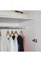 Palomeze 6 Door Wardrobe - White/Black L240xW60xH220cm - 4