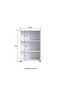 Grovil Laundry Cabinet - White L67.5xW35xH97cm - 6