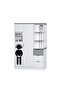 Gamerzone 2Door Wardrobe W/3Drawers -White & Grey L120xW48xH180cm - 8