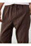 New Season Comfortable Fit Linen Look Men's Trousers - S5Ek45Z8 - 6