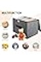 2-Pack Fabric Storage Bins with Lids – Foldable Closet Organizers for Shelves & Clothes - 2
