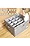 Foldable Shoe Organizer Box with Clear Cover & Dividers, Holds 16 Pairs, Stackable & Space-Saving - 3