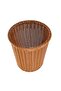 Rattan Trash Can – Rustic Waste Basket for Kitchen, Office, Bathroom & Laundry (1pc)