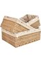 Set of 3 Macrame Woven Storage Baskets – Handmade Boho Decor Organizers for Bedroom & Living Room