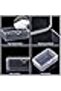12-Pack Clear Plastic Storage Boxes – Mini Hinged-Lid Containers for Beads, Crafts & Small Items - 3