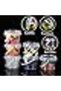 25-Pack 10oz Clear Storage Containers with Lids & Handles, Mini Plastic Buckets for Crafts & Tools - 5