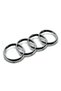 Audi Logo Chrome Emblem Front 285mm
