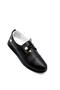 (İzlife) Genuine Leather Thermo Non-Slip Sole Casual Women's Shoes Black - 5