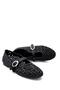Tite Laser Stone Detailed Women's Ballerinas Black - 2