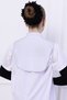 Turtleneck Neck Collar White - Women's Hijab Combed Cotton Half Body Hijab Prayer Neck Collar with Stand Collar - 4