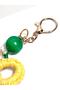Handmade Real Pearl Dragonfly and Butterfly Detailed Summer Bag Charm Keychain - 5