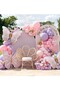 Retro Butterfly Foil Balloon Pink Lila Gold Balloon Chain ​​Birthday Party Set Ornament - 5
