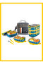 YAH 3 Layer Premium Stainless Steel Lunch Box Leakproof with Cutlery and Thermal Bag
