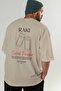 Raki Cocktail Printed Oversize T-Shirt Men Women 100% Cotton Crew Neck Tshirt - 7