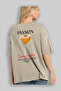 Passion Cocktail Printed Oversize T-Shirt Men Women 100% Cotton Crew Neck Tshirt - 3