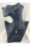 Purple Zircon Stone Stainless Steel Star Necklace