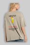 Mimosa Cocktail Printed Oversize T-Shirt Men Women 100% Cotton Crew Neck Tshirt - 3