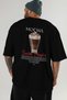 Mocha Cocktail Printed Oversize T-Shirt Men Women 100% Cotton Crew Neck Tshirt - 6