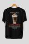 Mocha Cocktail Printed Oversize T-Shirt Men Women 100% Cotton Crew Neck Tshirt - 2