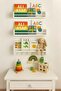 3-Piece Mdf Montessori Shelf, Educational Bookshelf White - 3