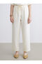 Lcw Vision Ecru Elastic Waist Women's Trousers - 5