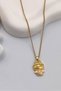 Labubu Baby Necklace Non-Tarnish Gold Women's Steel Necklace - 2