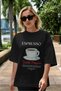 Espresso Cocktail Front Printed Black Oversize T-Shirt Men Women 100% Cotton Crew Neck T-Shirt - 5