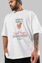 Aperol Spritz Cocktail Front Printed White Oversize T-Shirt Men Women 100% Cotton Crew Neck T-Shirt - 3