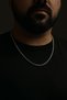Men's Stainless Steel Chain Necklace - Durable and Stylish Design - Courtesy Single Necklace
