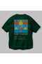 Mary Pickford Cocktail Back Printed Green Oversize T-Shirt Men Women Cotton Crew Neck Tshirt - 3