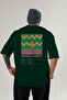 Aperol Spritz Cocktail Back Printed Green Oversize T-Shirt Men Women Cotton Crew Neck T-Shirt