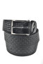 Men's Black Genuine Leather 3.5 cm Classic Belt Original Leather Belt 2502649 - 5