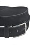 Men's Black 4 cm Wide Suede Belt Faux Suede Sports Belt 2402643 - 2