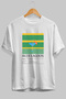Blue Lagoon Cocktail Front Printed White Oversize T-Shirt Men Women Cotton Crew Neck Tshirt - 2