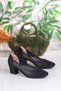 86005 Nur Lace Stone Detailed Low Heeled Women's Shoes - 5