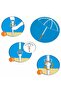 Umbrella Pole - Umbrella Holder - Umbrella Stabilizer - Garden Umbrella Pole - Camping Pole 42 Cm. Mustard - 2