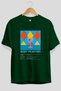 Mary Pickford Cocktail Front Printed Green Oversized T-Shirt Men Women Cotton Crew Neck Tshirt - 2