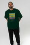Old Fashioned Cocktail Front Printed Green Oversize T-Shirt Men Women Cotton Crew Neck Tshirt - 7