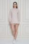Women's Stone Premium Bamboo Linen Fabric Long Sleeve Pearl Decorated Anti-Sweat Tunic-Blouse 3733368 - 4