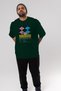 Black Russian Cocktail Front Printed Green Oversize T-Shirt Men Women Cotton Crew Neck T-Shirt - 7