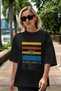 Margarita Cocktail Front Printed Black Oversize T-Shirt Men Women Cotton Crew Neck Tshirt - 5