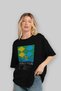 Pisco Sour Cocktail Front Printed Black Oversize T-Shirt Men Women Cotton Crew Neck Tshirt - 4