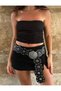 Vintage Style Women Belt Cowboy Belt Dress Belt Shirt Belt Studded Belt Waist Belt - 3